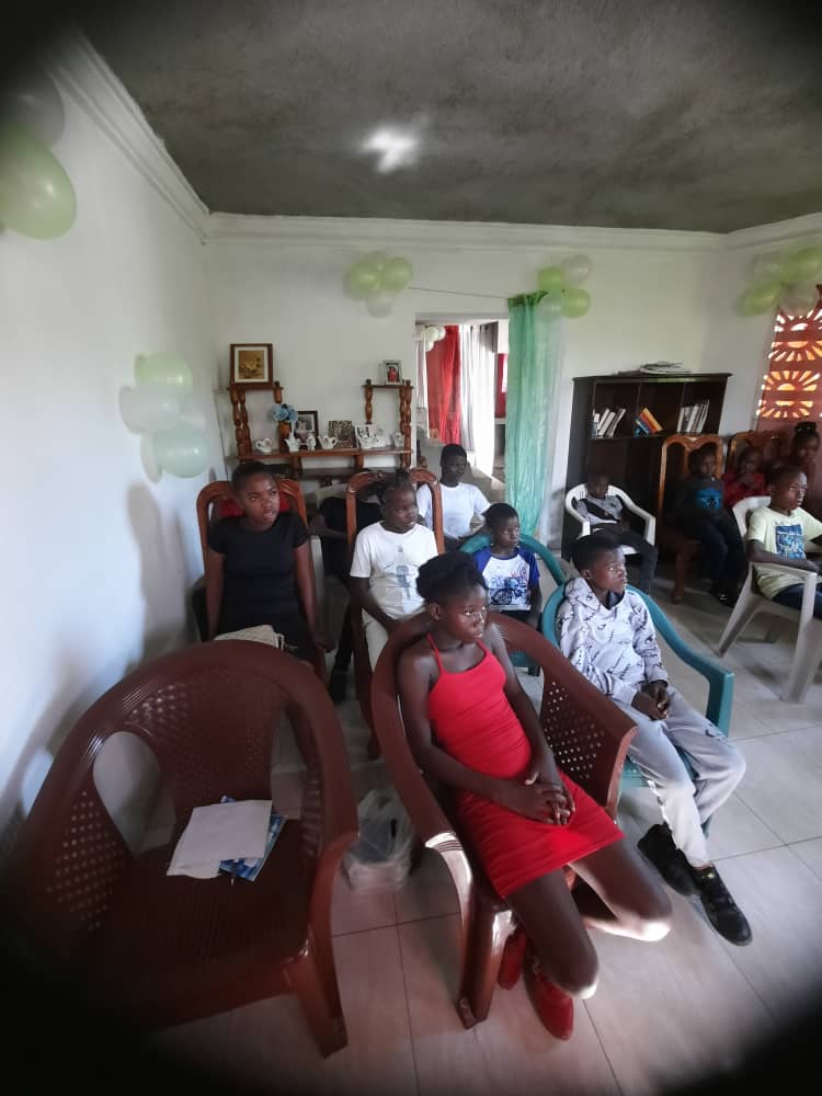 Youth gathered for teaching and worship