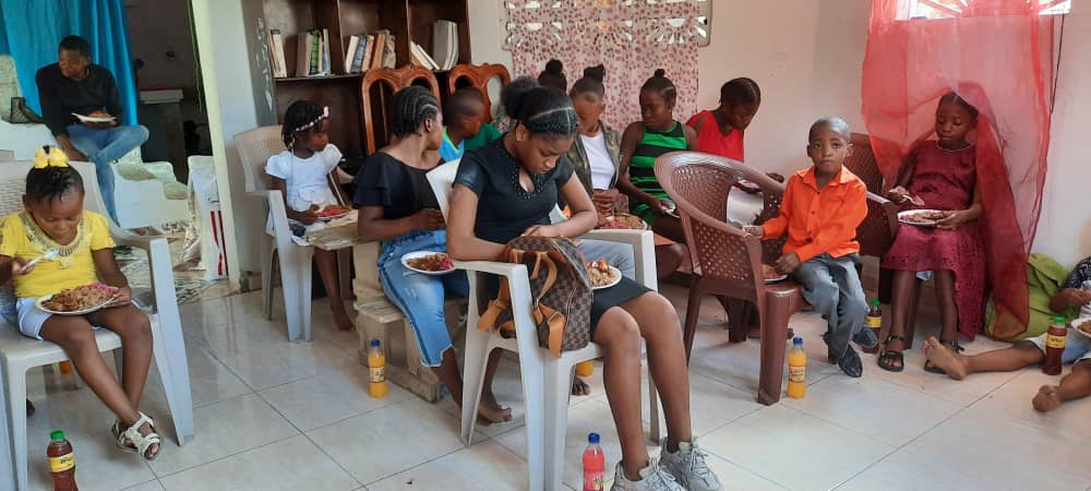 Sharing a meal — fellowship and nutrition